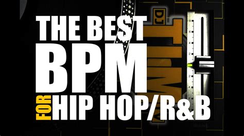 hip hop bpm